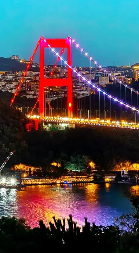 Le pont vu depuis Rumeli Hisarı
